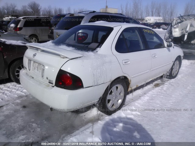 3N1CB51A75L496584 - 2005 NISSAN SENTRA 1.8S WHITE photo 4