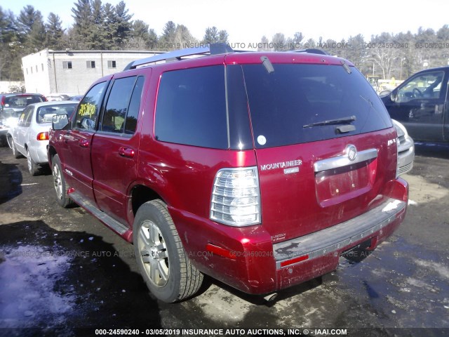 4M2EU48807UJ23466 - 2007 MERCURY MOUNTAINEER PREMIER RED photo 3