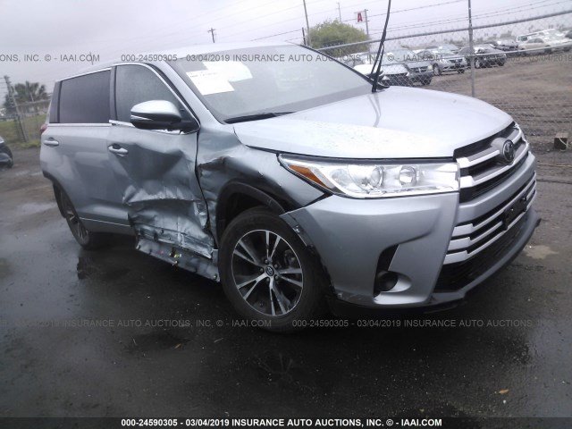 5TDZZRFH3HS206596 - 2017 TOYOTA HIGHLANDER LE/LE PLUS SILVER photo 1