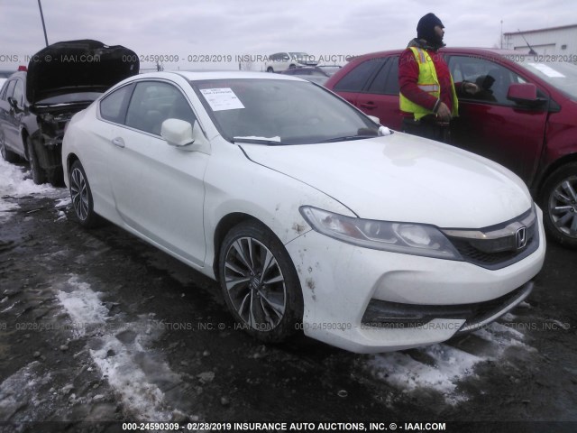 1HGCT1B73GA002030 - 2016 HONDA ACCORD EX WHITE photo 1