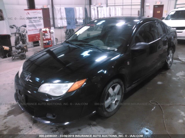 1G8AV18B56Z182150 - 2006 SATURN ION LEVEL 3 BLACK photo 2