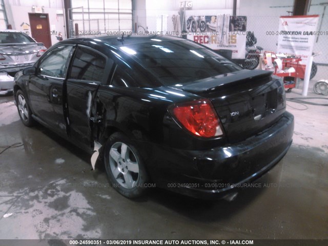 1G8AV18B56Z182150 - 2006 SATURN ION LEVEL 3 BLACK photo 3