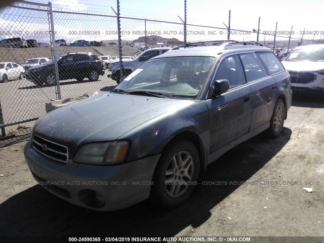 4S3BH675316618689 - 2001 SUBARU LEGACY OUTBACK AWP 绿色 照片 2