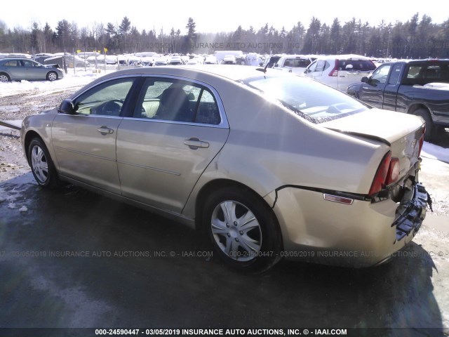 1G1ZG57B68F129062 - 2008 CHEVROLET MALIBU LS TAN photo 3