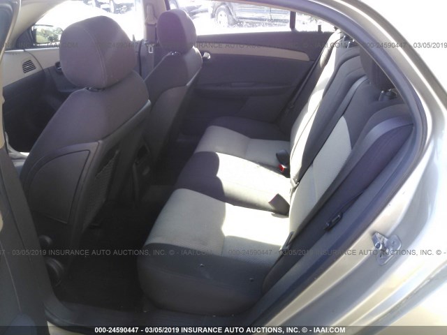 1G1ZG57B68F129062 - 2008 CHEVROLET MALIBU LS TAN photo 8