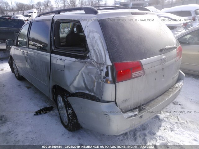 5TDZA22C84S050333 - 2004 TOYOTA SIENNA XLE/XLE LIMITED SILVER photo 3