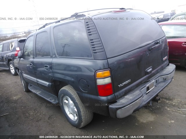 1GKEK13ZX4R219554 - 2004 GMC YUKON GRAY photo 3