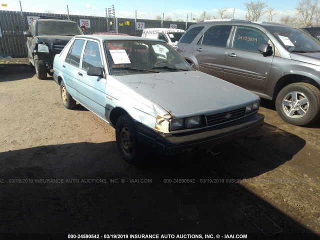 1Y1SK5143JZ062079 - 1988 CHEVROLET NOVA BLUE photo 1