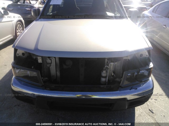 1GCCS148858271944 - 2005 CHEVROLET COLORADO SILVER photo 6