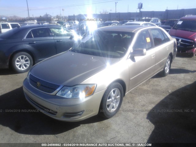 4T1BF28B42U202551 - 2002 TOYOTA AVALON XL/XLS TAN photo 2