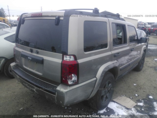 1J8HG48K56C271762 - 2006 JEEP COMMANDER GOLD photo 4