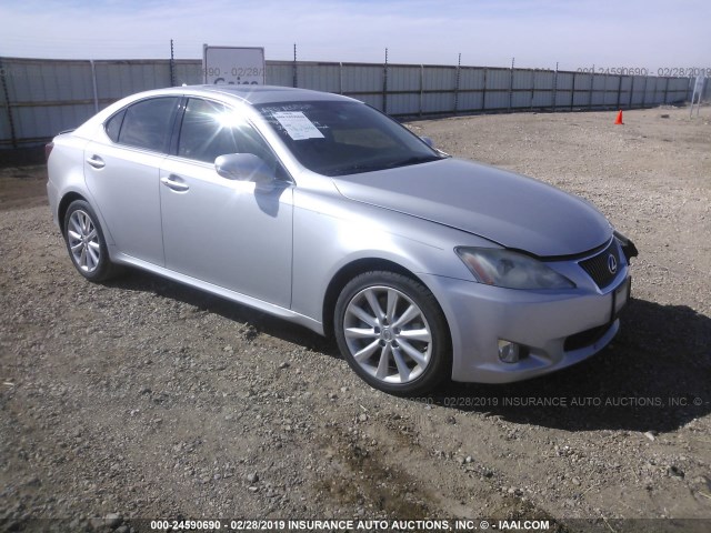 JTHBE5C23A5024333 - 2010 LEXUS IS 350 SILVER photo 1