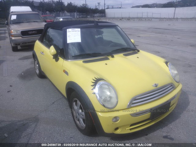 WMWRF33596TF64364 - 2006 MINI COOPER YELLOW photo 1