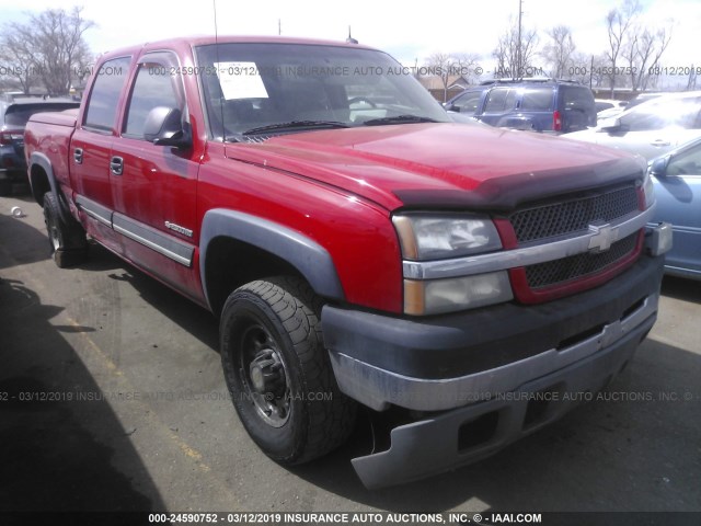 1GCHC23U83F198980 - 2003 CHEVROLET SILVERADO C2500 HEAVY DUTY RED photo 1