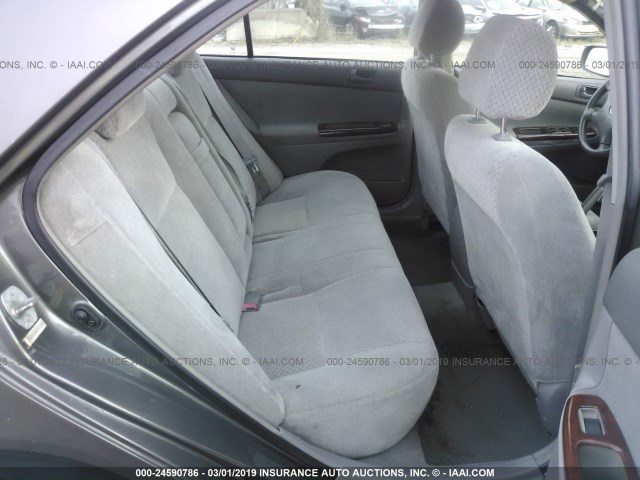 4T1BE32K03U641345 - 2003 TOYOTA CAMRY LE/XLE/SE GRAY photo 8