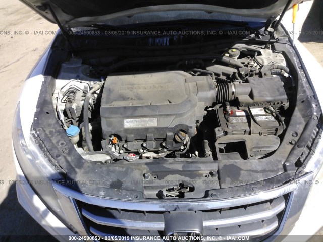 5J6TF2H55DL005166 - 2013 HONDA CROSSTOUR EXL თეთრი ფოტო 10