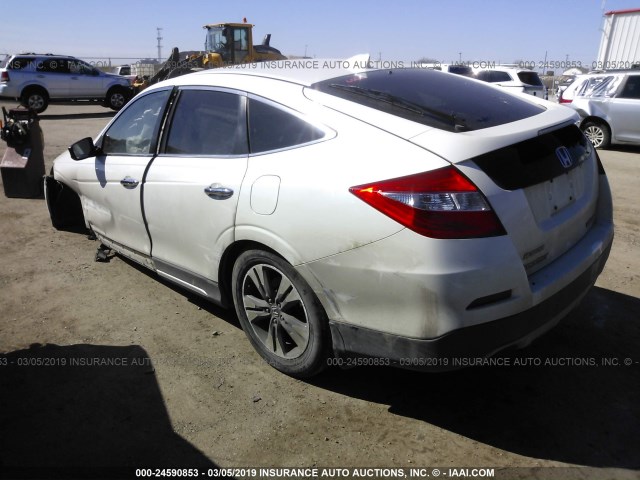 5J6TF2H55DL005166 - 2013 HONDA CROSSTOUR EXL თეთრი ფოტო 3