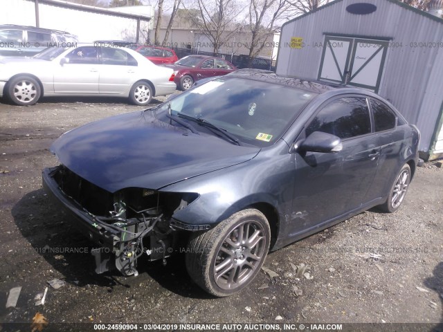 JTKDE167780238994 - 2008 TOYOTA SCION TC ნაცრისფერი ფოტო 2
