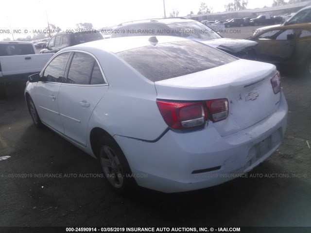 1G11B5SA1DF125098 - 2013 CHEVROLET MALIBU LS 白色 照片 3