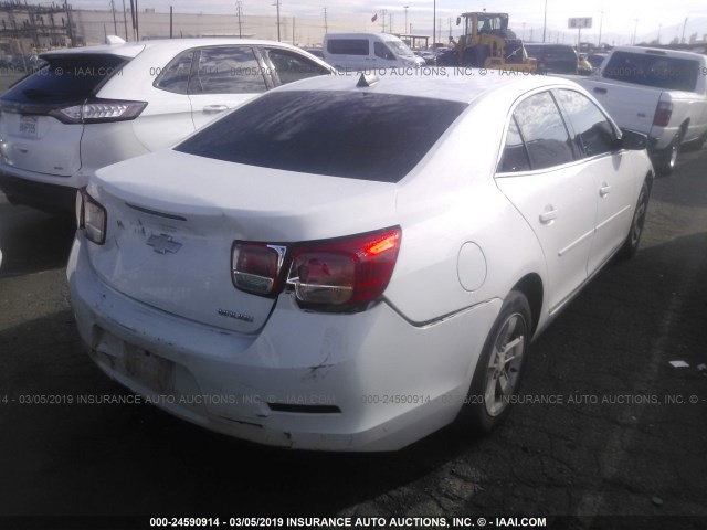 1G11B5SA1DF125098 - 2013 CHEVROLET MALIBU LS 白色 照片 4