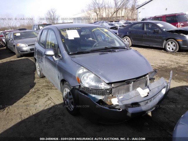 JHMGD37438S008539 - 2008 HONDA FIT SILVER photo 1