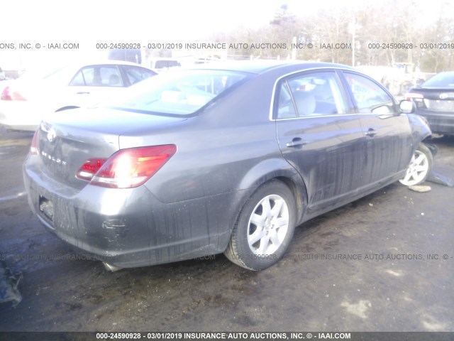 4T1BK36B28U255858 - 2008 TOYOTA AVALON XL/XLS/TOURING/LIMITED GRAY photo 4