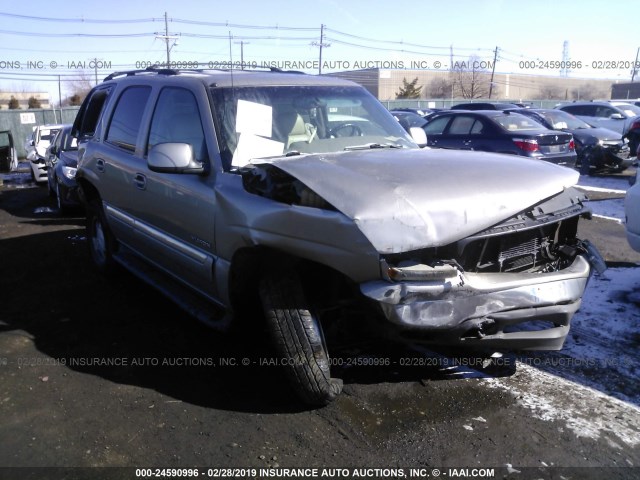 1GKEK13Z62J173880 - 2002 GMC YUKON TAN photo 1