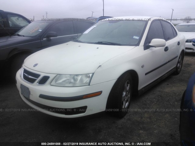 YS3FB45S141003021 - 2004 SAAB 9-3 LINEAR CREAM photo 2