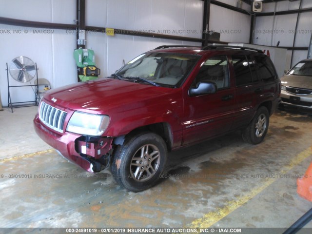 1J4GX48S64C255046 - 2004 JEEP GRAND CHEROKEE LAREDO/COLUMBIA/FREEDOM 红色 照片 2