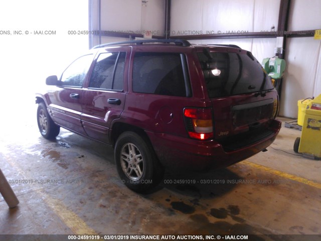 1J4GX48S64C255046 - 2004 JEEP GRAND CHEROKEE LAREDO/COLUMBIA/FREEDOM 红色 照片 3