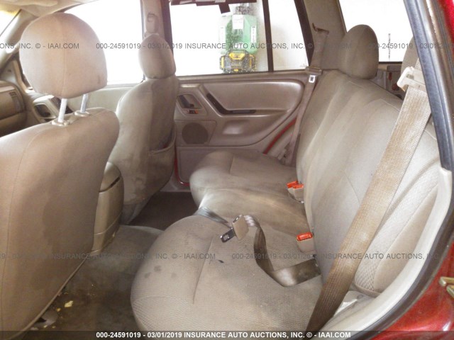 1J4GX48S64C255046 - 2004 JEEP GRAND CHEROKEE LAREDO/COLUMBIA/FREEDOM 红色 照片 8