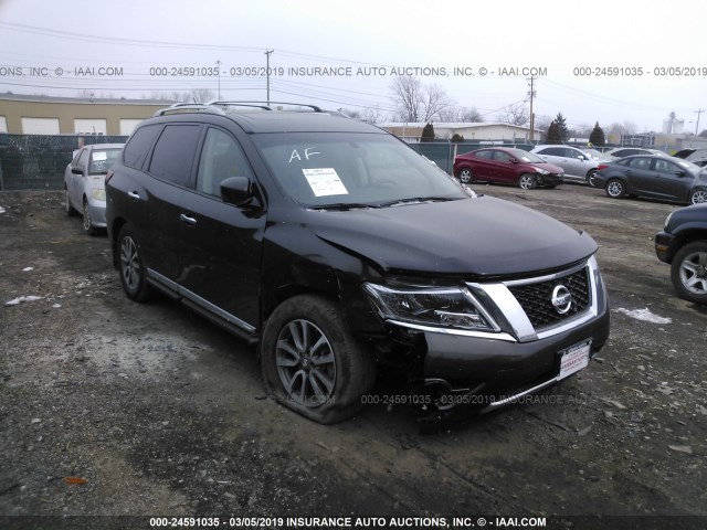 5N1AR2MM2FC711799 - 2015 NISSAN PATHFINDER S/SV/SL/PLATINUM BLACK photo 1