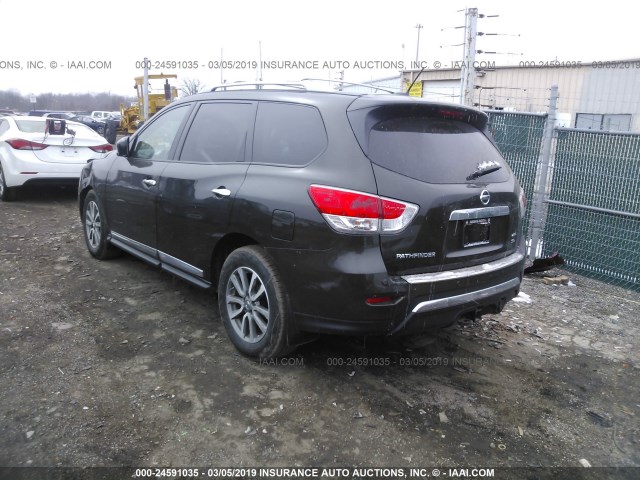 5N1AR2MM2FC711799 - 2015 NISSAN PATHFINDER S/SV/SL/PLATINUM BLACK photo 3