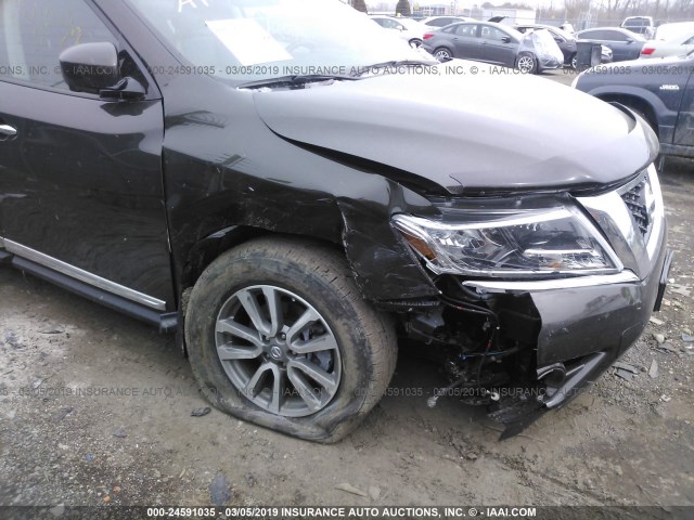 5N1AR2MM2FC711799 - 2015 NISSAN PATHFINDER S/SV/SL/PLATINUM BLACK photo 6