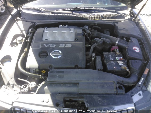 1N4BA41E66C856570 - 2006 NISSAN MAXIMA SE/SL GRAY photo 10