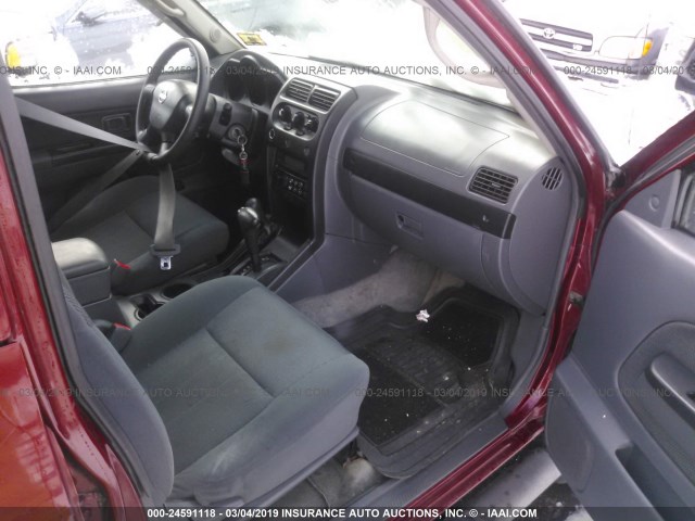 1N6ED29Y14C483532 - 2004 NISSAN FRONTIER CREW CAB XE V6 RED photo 5