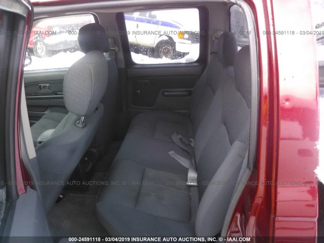 1N6ED29Y14C483532 - 2004 NISSAN FRONTIER CREW CAB XE V6 RED photo 8
