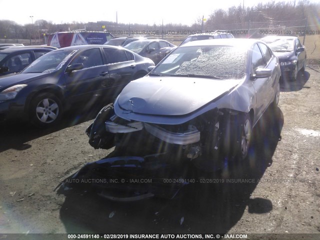 1C3CDFBBXGD613723 - 2016 DODGE DART SXT SILVER photo 2