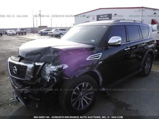 JN8AY2ND3J9057489 - 2018 NISSAN ARMADA SV/SL/PLATINUM BLACK photo 2