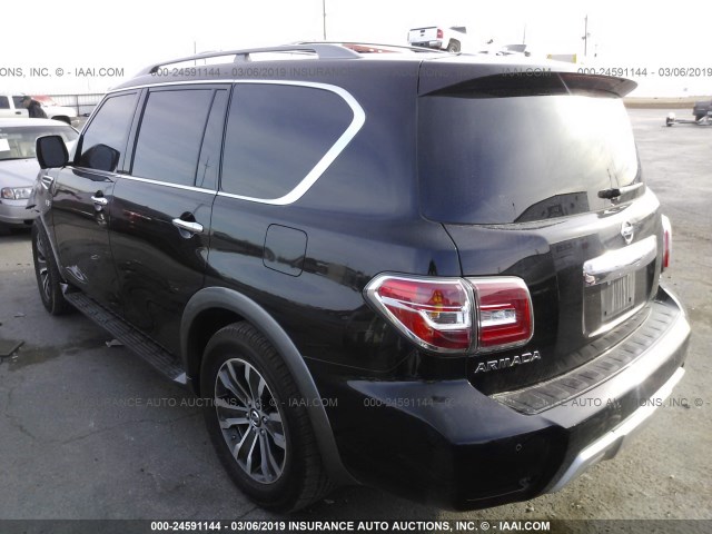 JN8AY2ND3J9057489 - 2018 NISSAN ARMADA SV/SL/PLATINUM BLACK photo 3