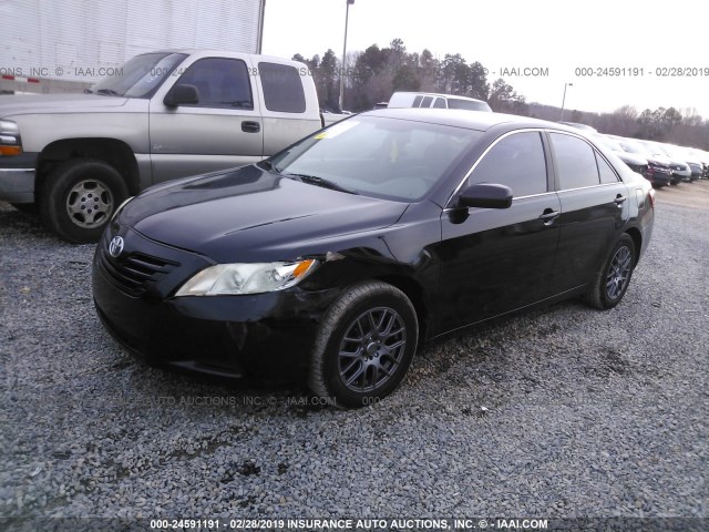 4T1BE46K78U239474 - 2008 TOYOTA CAMRY CE/LE/XLE/SE BLACK photo 2