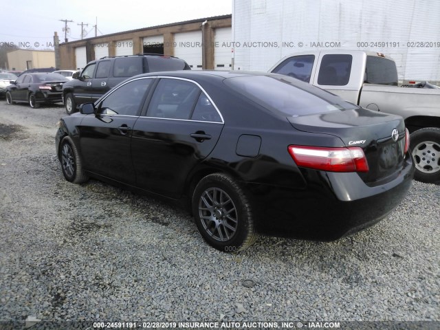 4T1BE46K78U239474 - 2008 TOYOTA CAMRY CE/LE/XLE/SE BLACK photo 3