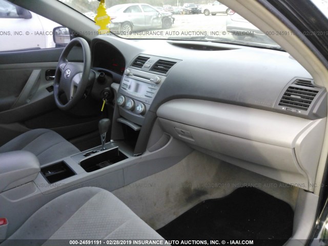 4T1BE46K78U239474 - 2008 TOYOTA CAMRY CE/LE/XLE/SE BLACK photo 5