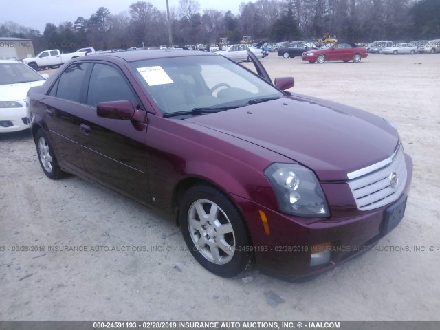 1G6DP577560199913 - 2006 CADILLAC CTS HI FEATURE V6 RED photo 1