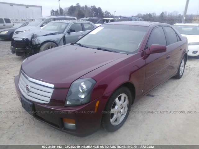 1G6DP577560199913 - 2006 CADILLAC CTS HI FEATURE V6 RED photo 2