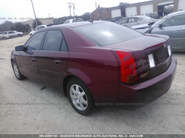 1G6DP577560199913 - 2006 CADILLAC CTS HI FEATURE V6 RED photo 3