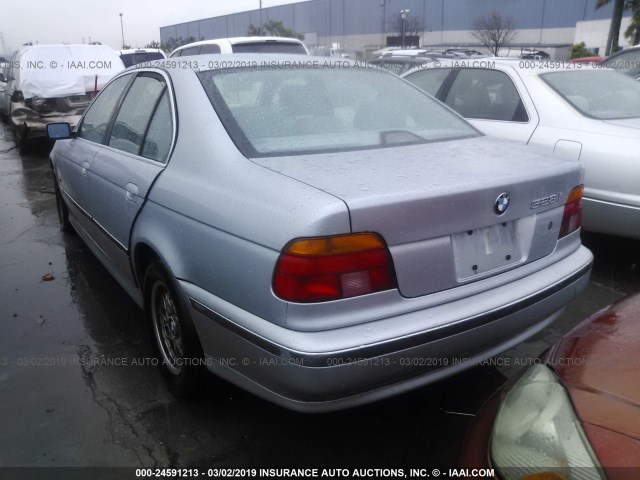 WBADD6329VBW12549 - 1997 BMW 528 I AUTOMATIC SILVER photo 3