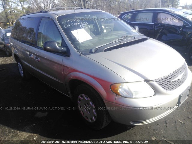 2C4GP44372R791996 - 2002 CHRYSLER TOWN & COUNTRY LX TAN photo 1