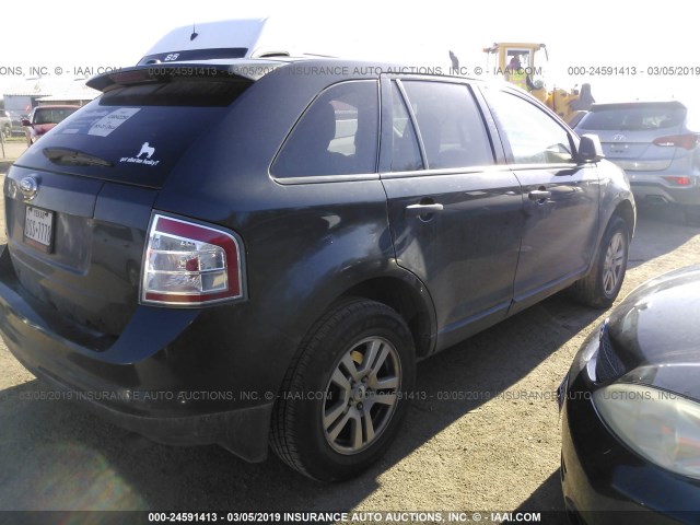 2FMDK36C47BB51975 - 2007 FORD EDGE SE GRAY photo 4