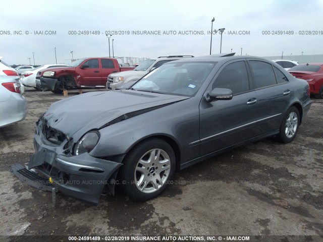 WDBUF56X98B257836 - 2008 MERCEDES-BENZ E 350 GRAY photo 2